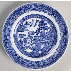 Johnson Brothers Blue Willow Bread & Butter Plate. New. Never Used
